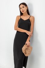 AERA SATIN SLIP MIDI DRESS AERA SATIN SLIP MIDI DRESS