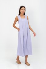 YUKI LINEN VBACK MAXI DRESS