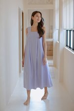 YUKI LINEN VBACK MAXI DRESS