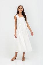 YUKI LINEN VBACK MAXI DRESS