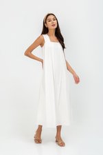 YUKI LINEN VBACK MAXI DRESS