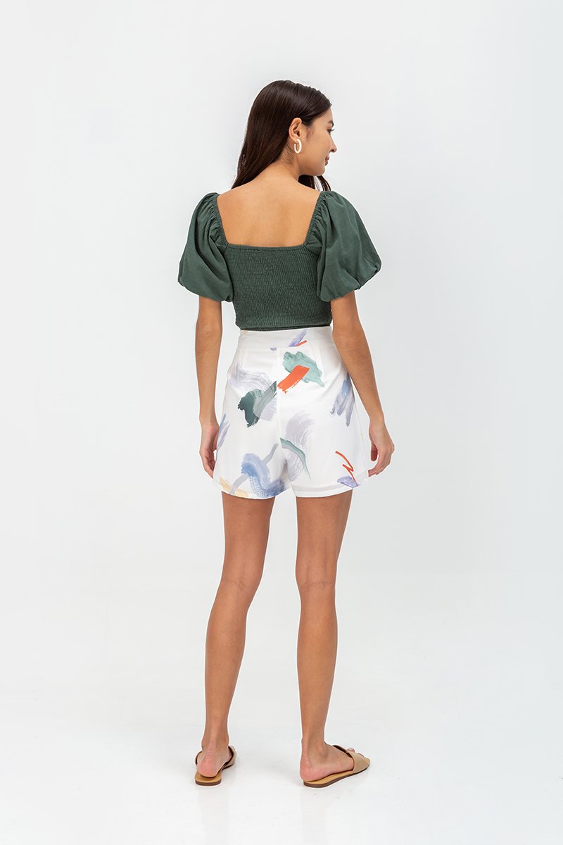 TRISHA PAINTSTROKE SHORTS