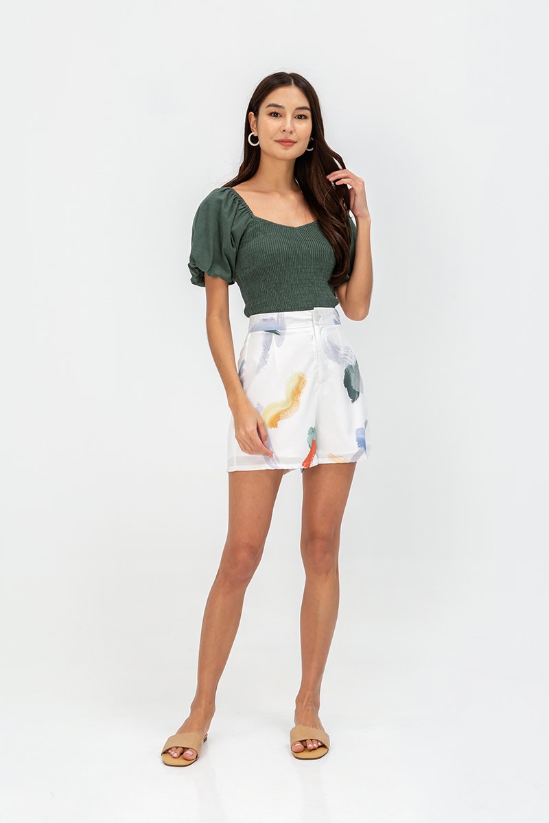 TRISHA PAINTSTROKE SHORTS