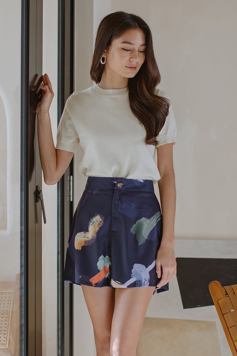 TRISHA PAINTSTROKE SHORTS