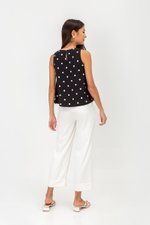 MISHA POLKA DOT REVERSIBLE TOP