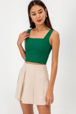 KAIRIN LINEN CROP TOP