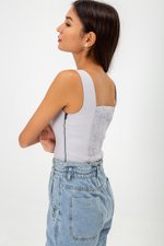 KAIRIN LINEN CROP TOP