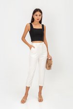 KAIRIN LINEN CROP TOP