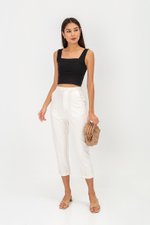 KAIRIN LINEN CROP TOP