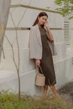 DEVINA TANK COLUMN MIDI DRESS