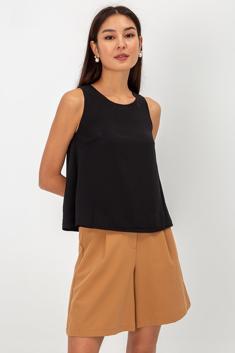 MISHA POLKA DOT REVERSIBLE TOP