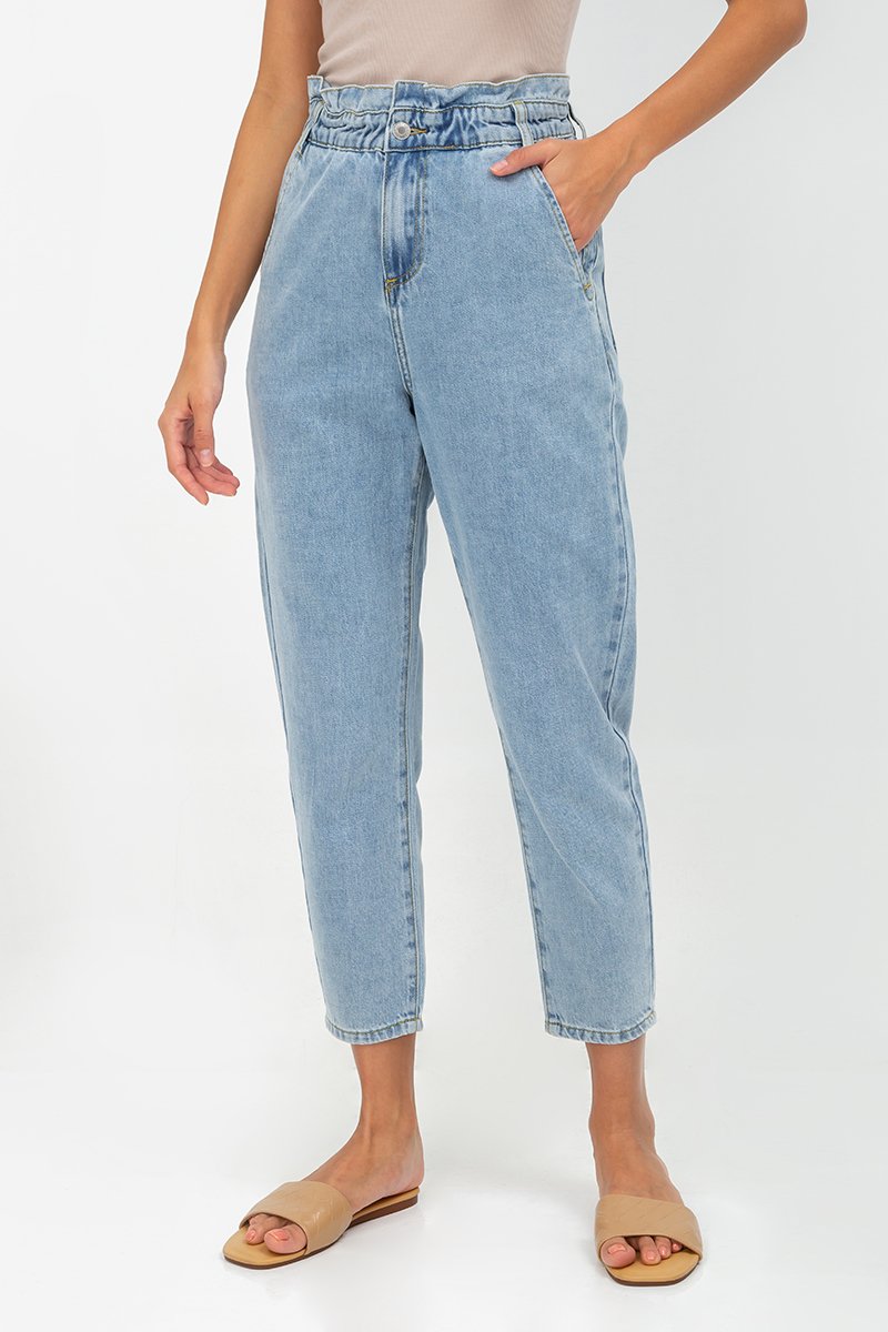JONAS PAPERBAG MOM JEANS