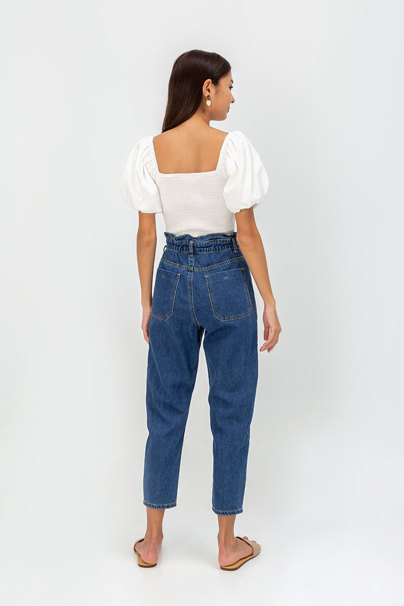 JONAS PAPERBAG MOM JEANS