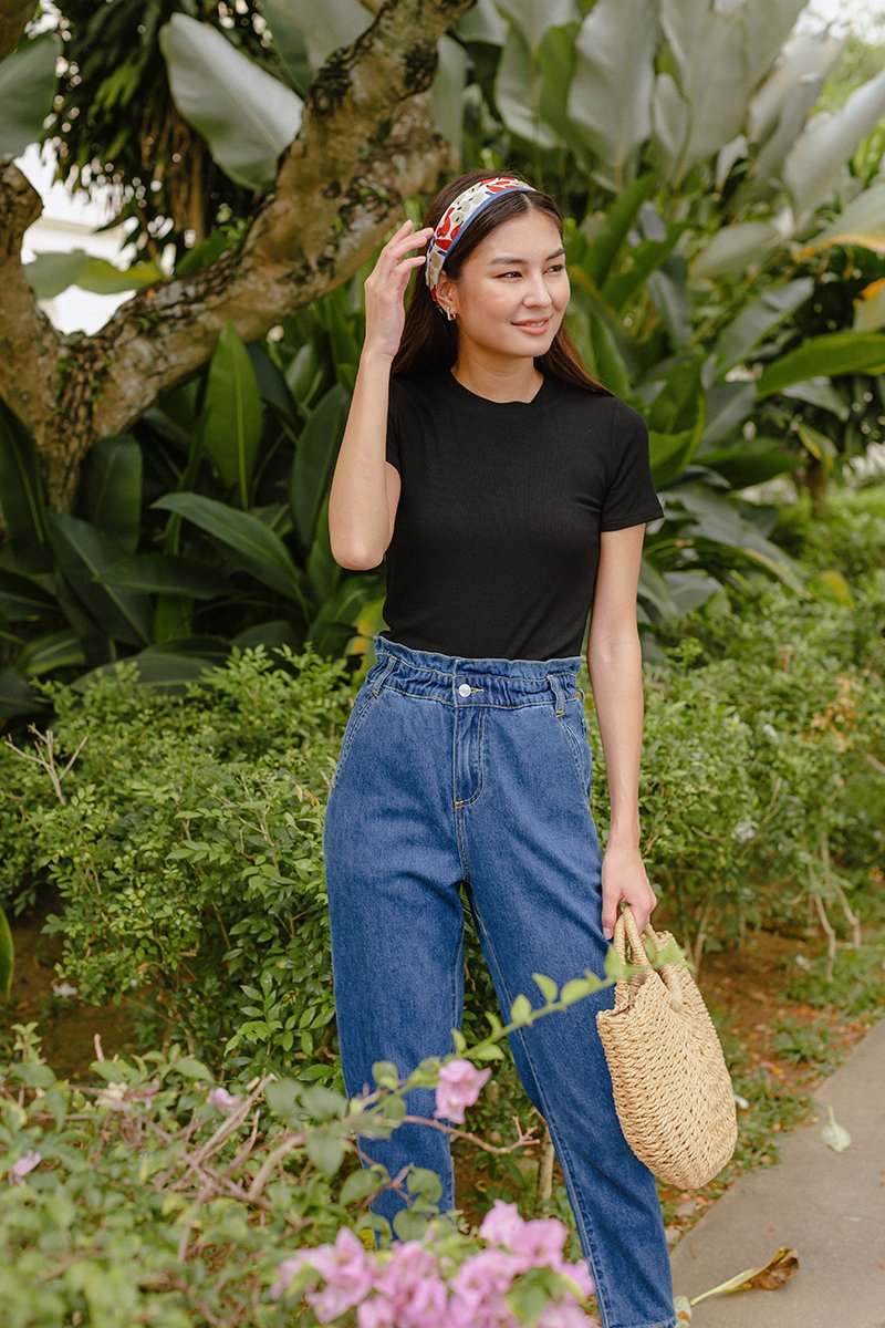 JONAS PAPERBAG MOM JEANS