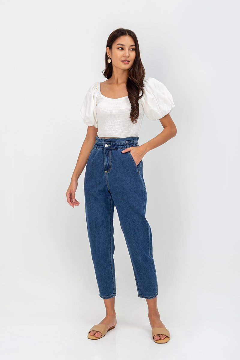 JONAS PAPERBAG MOM JEANS