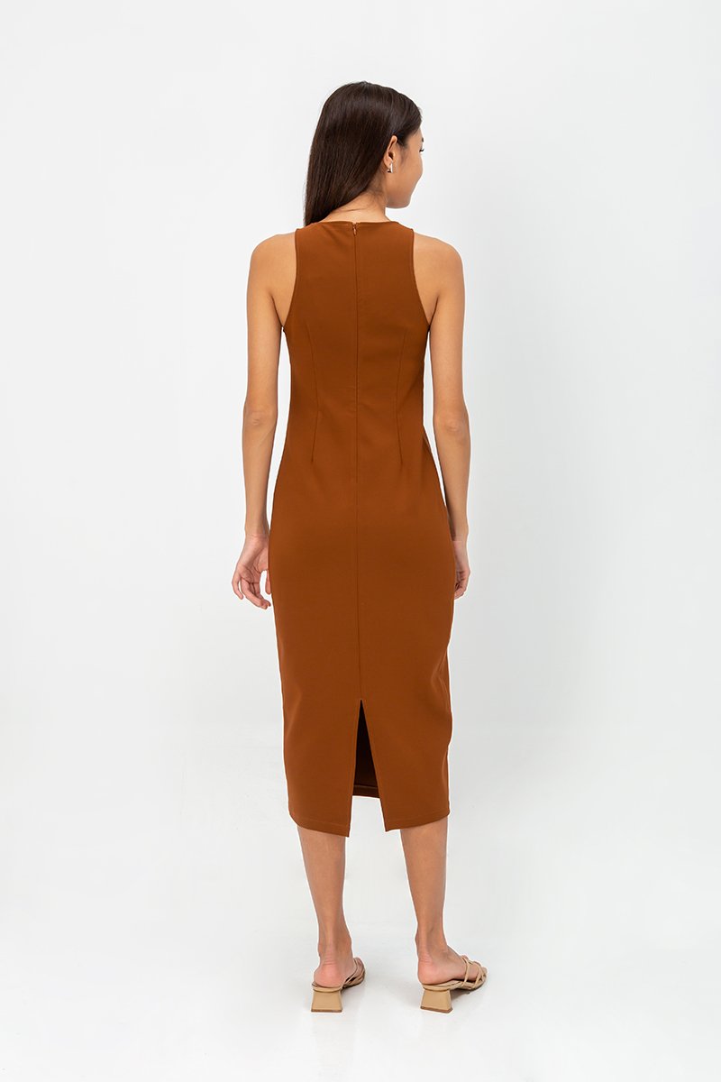 DEVINA TANK COLUMN MIDI DRESS