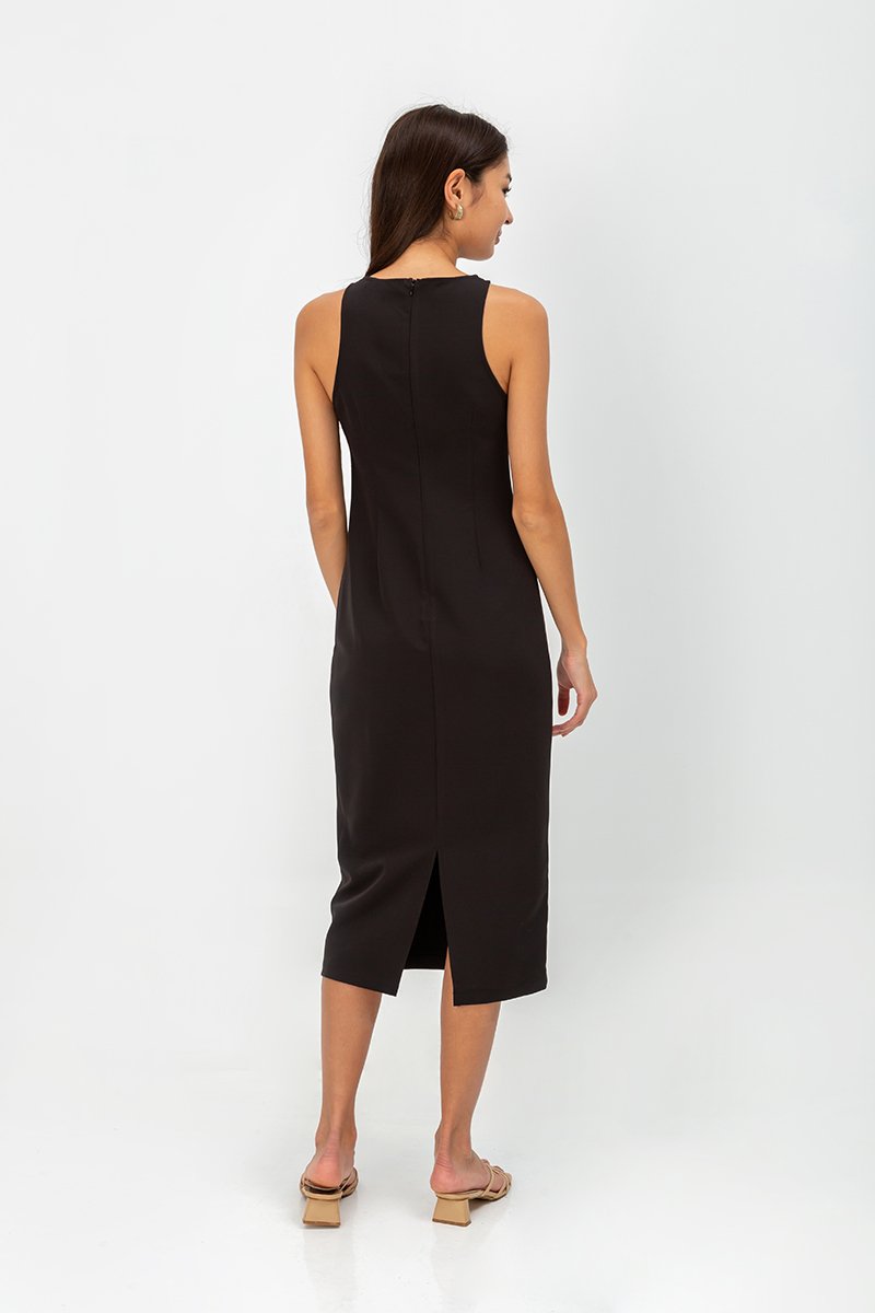 DEVINA TANK COLUMN MIDI DRESS