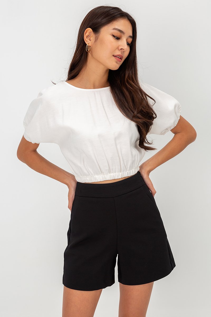 JORYN BASIC HIGH WAIST SHORTS