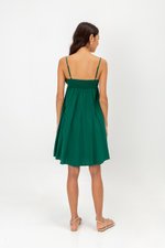 CAROLYN SMOCKED MINI DRESS