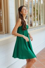 CAROLYN SMOCKED MINI DRESS