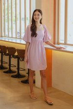 ROSE PUFF SLEEVE MINI DRESS ROSE PUFF SLEEVE MINI DRESS