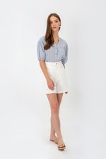 MILA EYELET PUFF SLEEVE TOP
