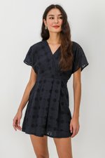 CHANTAL V NECK EYELET ROMPER