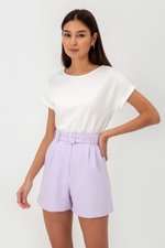 IVE BELTED TAILORED SHORTS