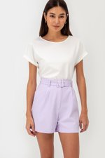 IVE BELTED TAILORED SHORTS