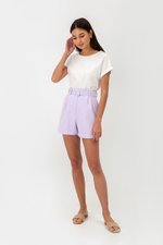 IVE BELTED TAILORED SHORTS