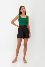 IVE BELTED TAILORED SHORTS