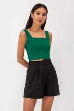 IVE BELTED TAILORED SHORTS