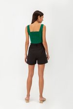 IVE BELTED TAILORED SHORTS