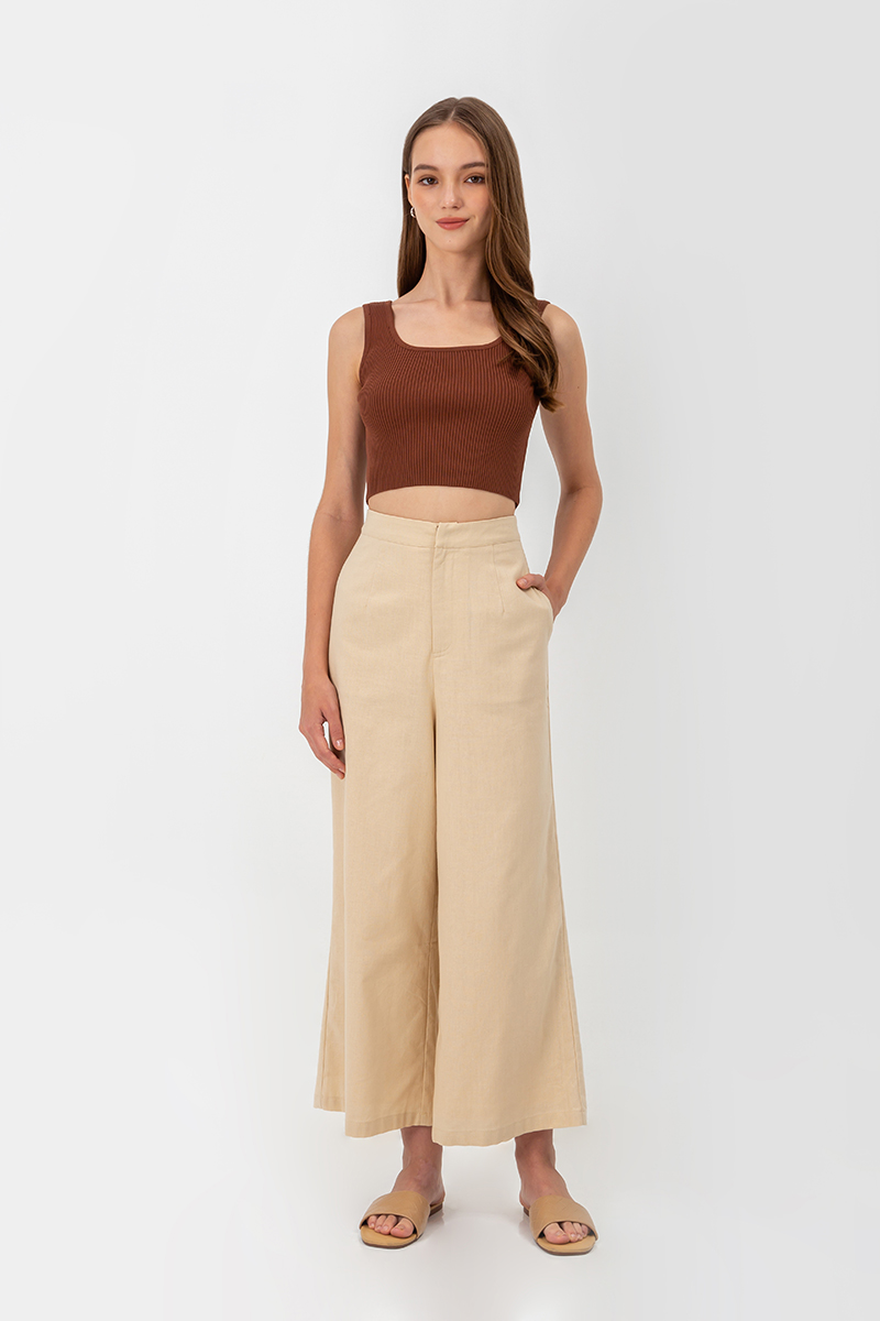 MICHELLE CROPPED CAMISOLE TOP
