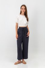 JACE DRAWSTRING WAIST COTTON PANTS JACE DRAWSTRING WAIST COTTON PANTS