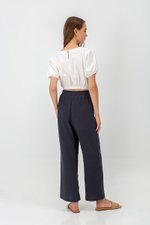 JACE DRAWSTRING WAIST COTTON PANTS JACE DRAWSTRING WAIST COTTON PANTS