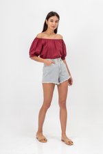 FAITH TEXTURED TWOWAY TOP