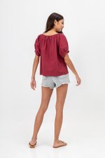 FAITH TEXTURED TWOWAY TOP