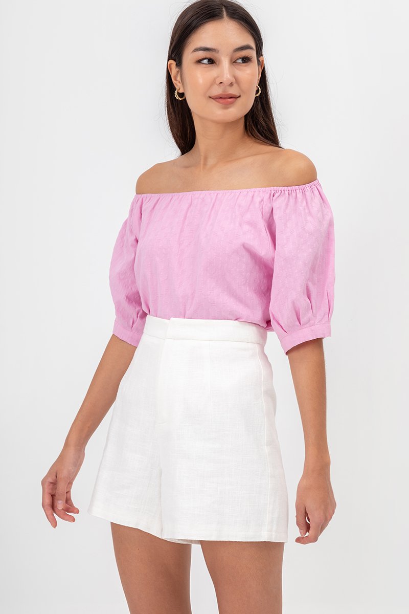FAITH TEXTURED TWOWAY TOP