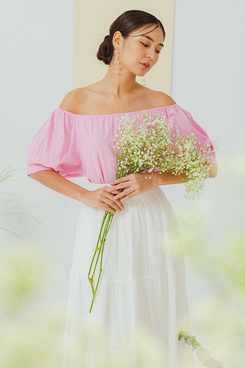 FAITH TEXTURED TWOWAY TOP