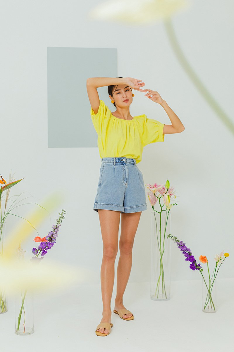 FAITH TEXTURED TWOWAY TOP