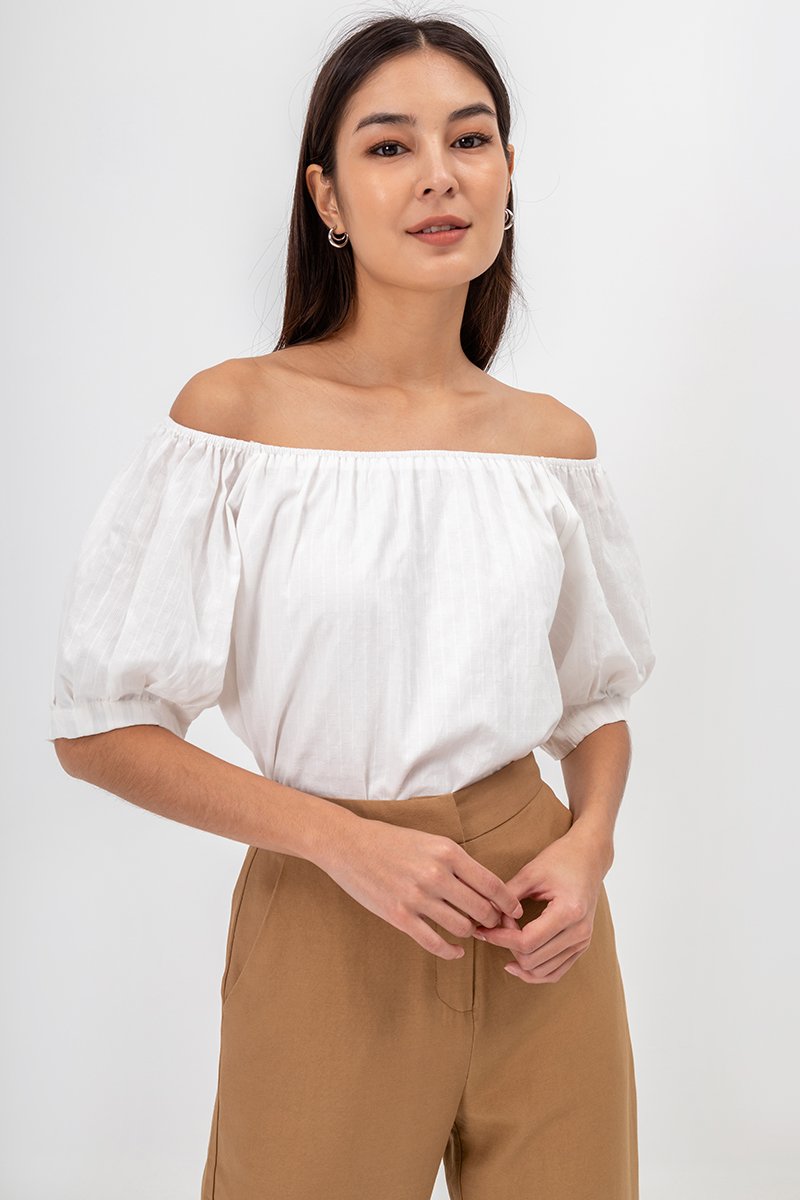 FAITH TEXTURED TWOWAY TOP