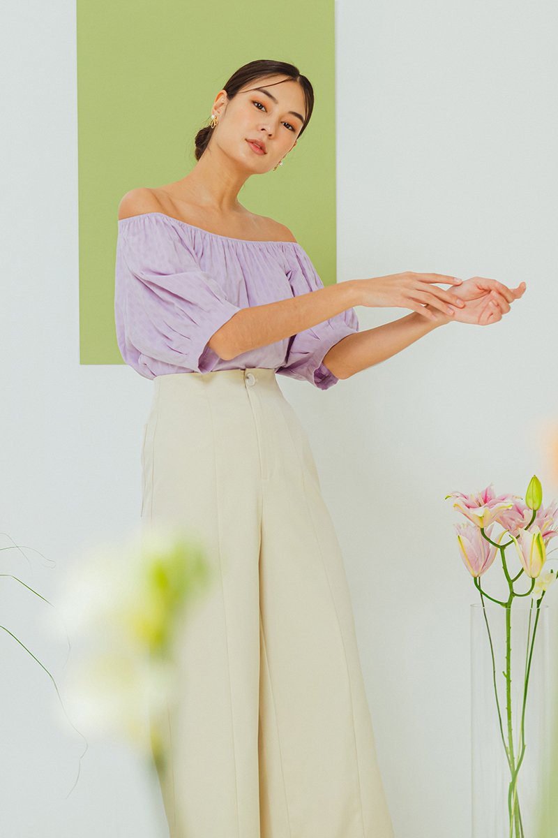 FAITH TEXTURED TWOWAY TOP