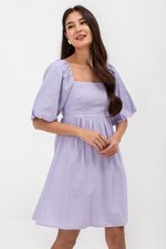 ROSE PUFF SLEEVE MINI DRESS ROSE PUFF SLEEVE MINI DRESS