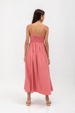 KIEVA PLEATED CHEST CAMISOLE MAXI DRESS