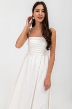 KIEVA PLEATED CHEST CAMISOLE MAXI DRESS