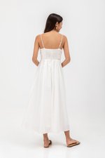 KIEVA PLEATED CHEST CAMISOLE MAXI DRESS