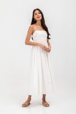 KIEVA PLEATED CHEST CAMISOLE MAXI DRESS