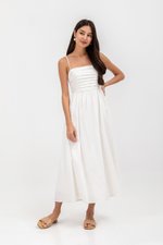 KIEVA PLEATED CHEST CAMISOLE MAXI DRESS
