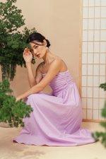 KIEVA PLEATED CHEST CAMISOLE MAXI DRESS